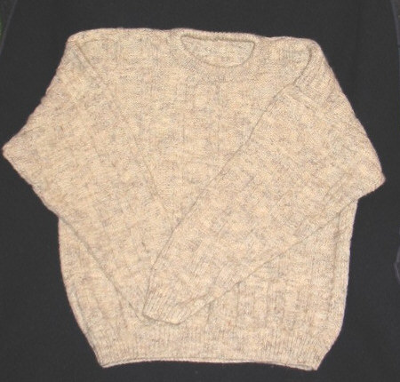 Men's Beige Sweater - $60